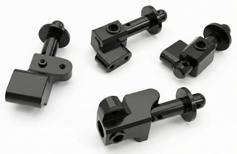 Billet Machined Front & Rear Body Mount Set for Arrma 1/8 Outcast 6S BLX