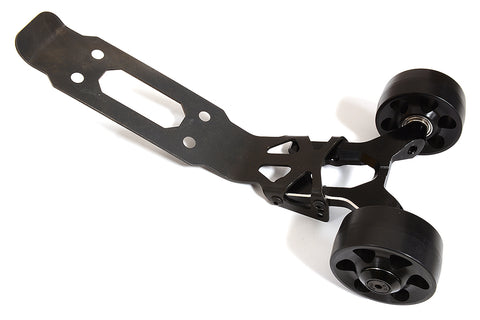 Black Billet Machined Wheelie Bar for Traxxas 1/10 Maxx 4S Monster Truck
