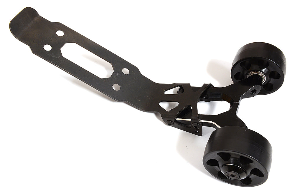 Black Billet Machined Wheelie Bar for Traxxas 1/10 Maxx 4S Monster Truck