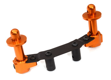 Billet Machined Front Body Mount Set for Arrma 1/10 Vorteks 4X4 3S BLX