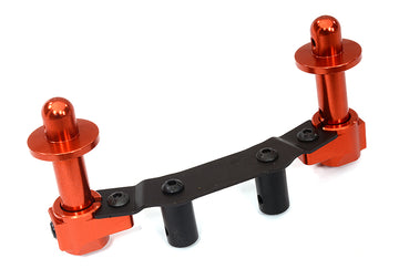 Billet Machined Front Body Mount Set for Arrma 1/10 Vorteks 4X4 3S BLX