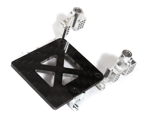 Billet Machined Front Shock Towers w/ Receiver Mount for Axial 1/24 SCX24