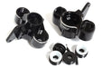 Black Billet Machined Steering Knuckles for Arrma 1/8 Scale Kraton 6S BLX