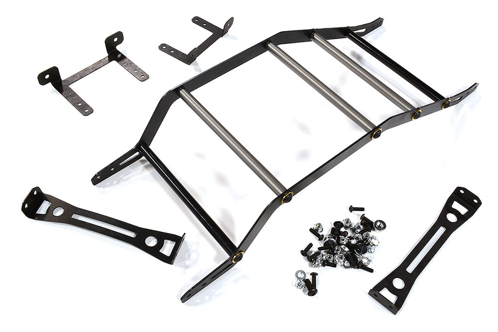 Metal Alloy Exo-Skeleton Body Roll Cage Kit for Arrma 1/8 Outcast 6S BLX