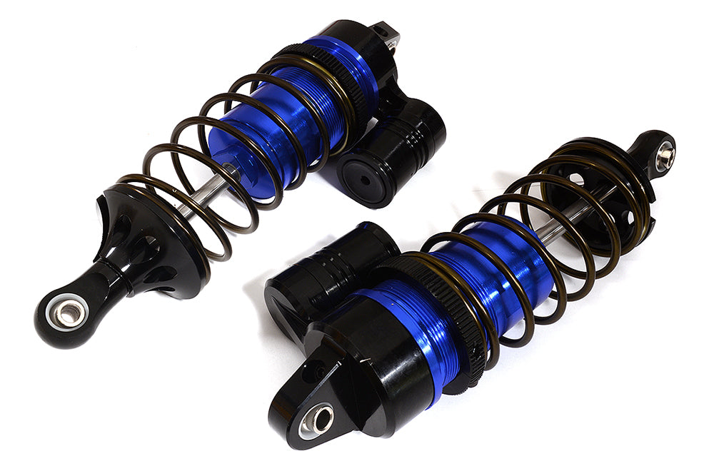 Blue Billet Machined Piggyback Front Shocks for Losi 1/5 Scale DBXL-E & 2.0