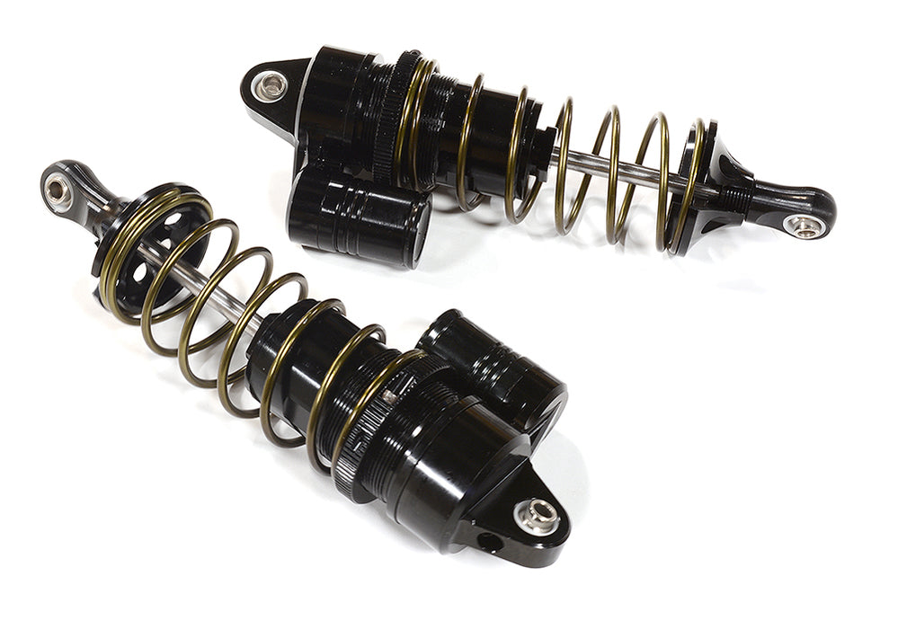 Black Billet Machined Piggyback Rear Shocks for Losi 1/5 DBXL-E & 2.0