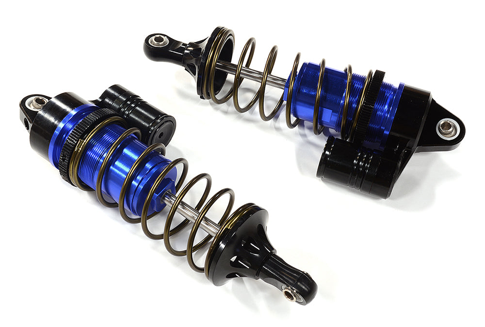 Blue Billet Machined Piggyback Rear Shocks for Losi 1/5 DBXL-E & 2.0