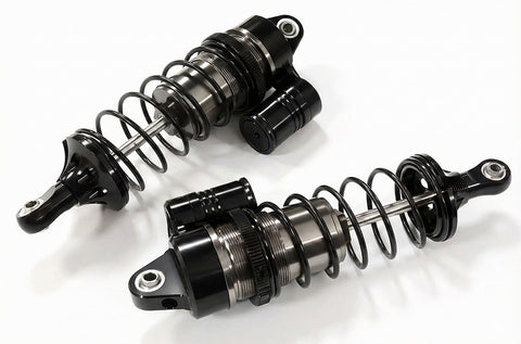 Grey Billet Machined Piggyback Rear Shocks for Losi 1/5 DBXL-E & 2.0