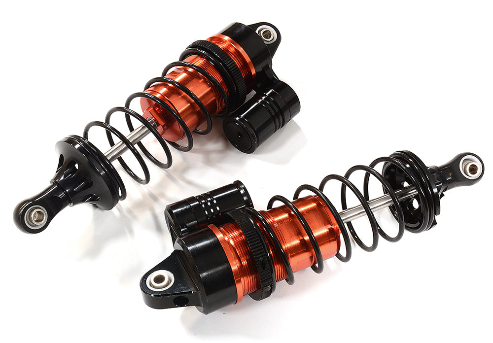 Red Billet Machined Piggyback Rear Shocks for Losi 1/5 DBXL-E & 2.0