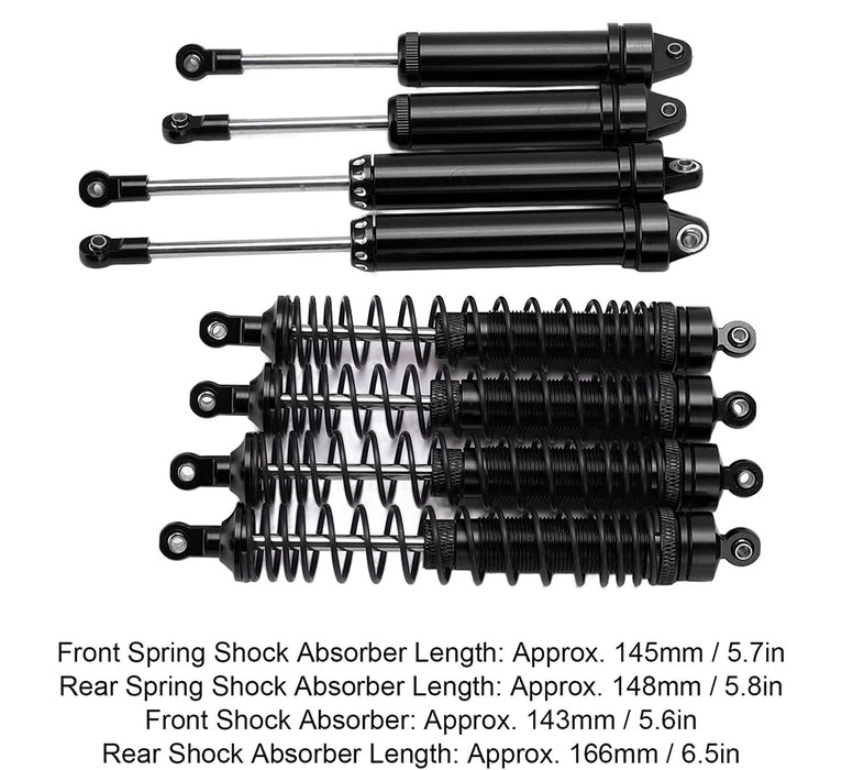 Alloy Machined Shock Set (8) for Traxxas 1/7 Unlimited Desert Racer