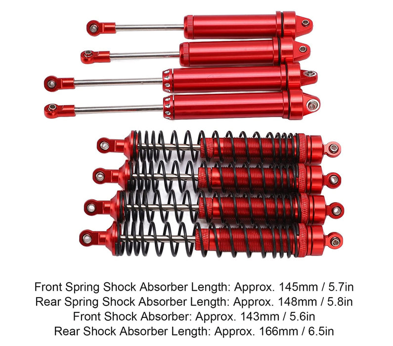 Alloy Machined Shock Set (8) for Traxxas 1/7 Unlimited Desert Racer