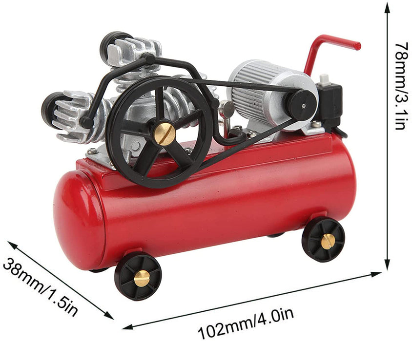 Realistic Gas Powered Air Compressor, Horizontal Portable for 1/10 Scale