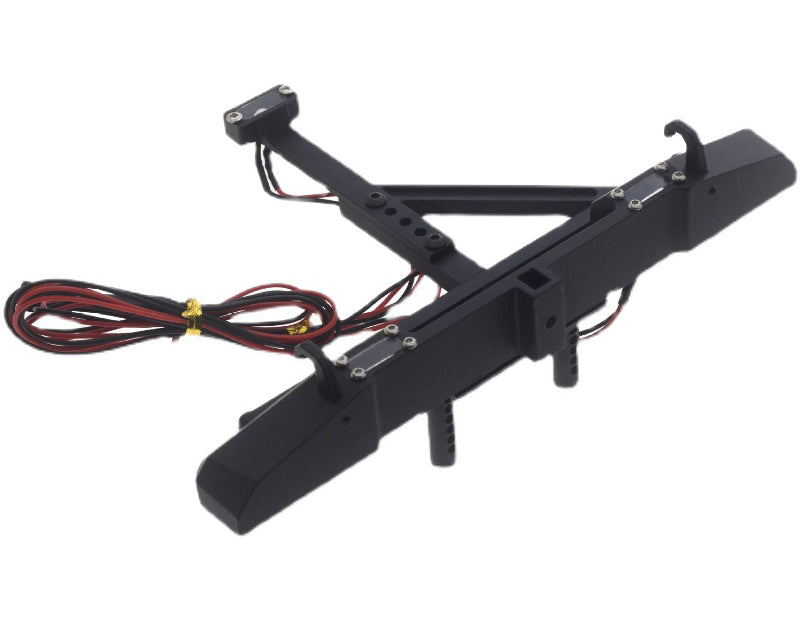 Alloy Realistic Rear Bumper w/ LED for 1/10 Scale Crawler (Mount=41-43mm)