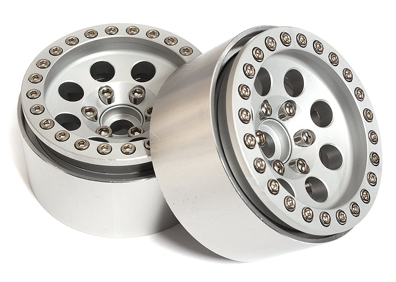 1.9 Size Billet Machined Alloy 8H Spoke Wheel(2) 90g Each for 1/10 Scale Crawler