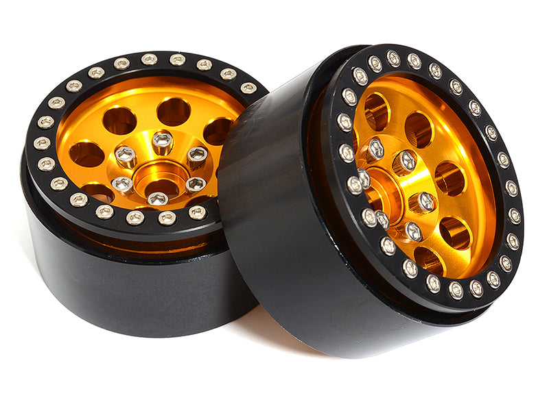 1.9 Size Billet Machined Alloy 8H Spoke Wheel(2) 90g Each for 1/10 Scale Crawler