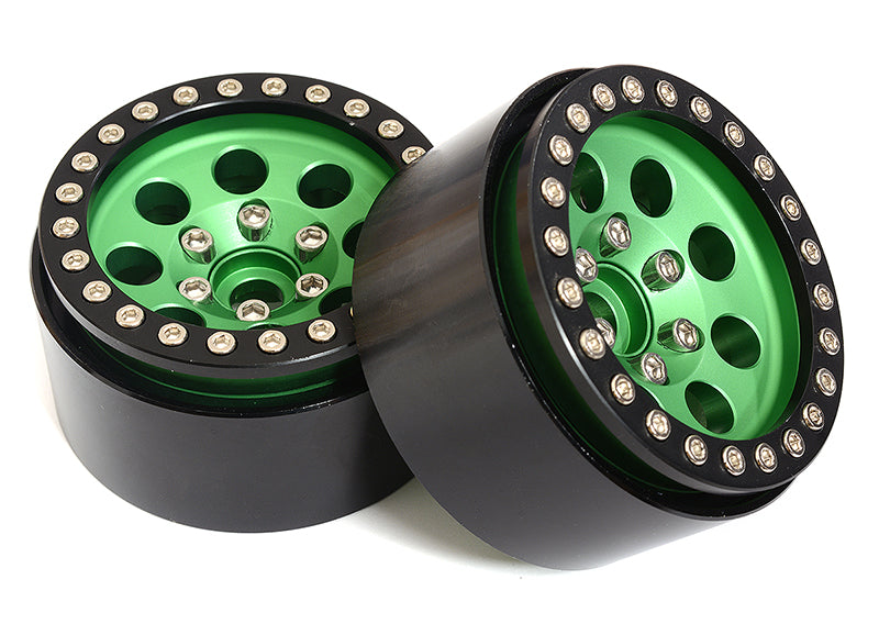 1.9 Size Billet Machined Alloy 8H Spoke Wheel(2) 90g Each for 1/10 Scale Crawler