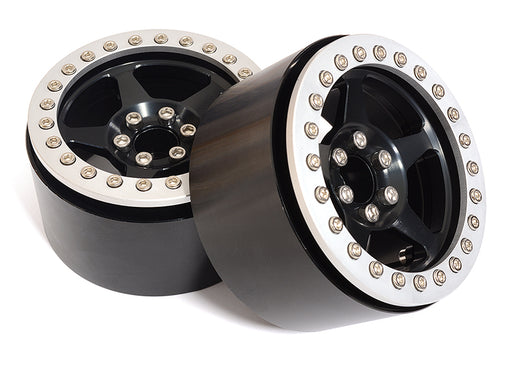 2.2 Size Billet Machined Alloy 5 Spoke Wheel(2) 115g Each for 1/10 Scale Crawler