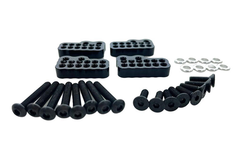 Alloy Machined Shock Upper Add-On Mounts for Axial 1/10 Capra 1.9 Unlimited