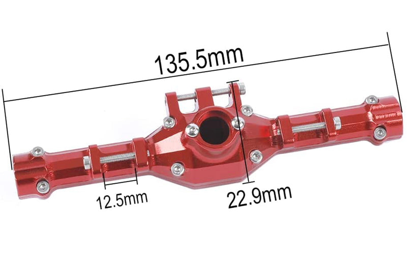 Alloy Machined Rear Axle Housings for Axial 1/18 Yeti Jr RTR