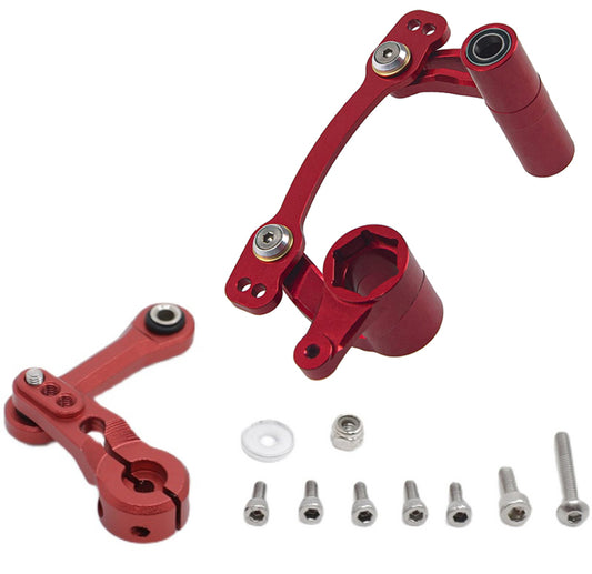 Steering Bell Crank w/ Servo Horn & Linkage for 1/8 Kraton, Senton & Typhon 6S