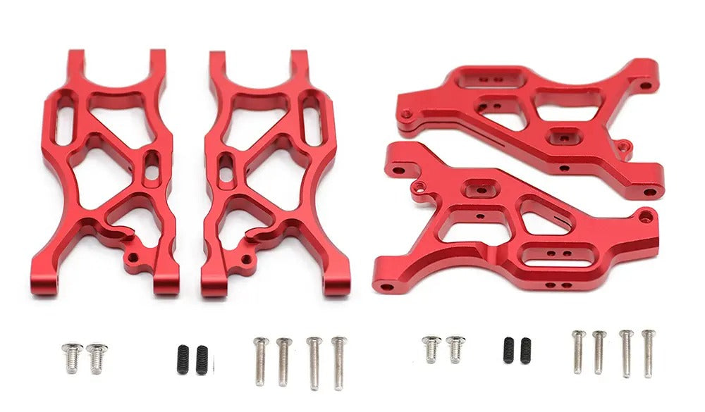 Alloy Front & Rear Lower Arms for Arrma 1/8 Typhon 1/7 Limitless & Infraction 6S