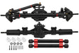 Complete F&R Axle Assembly w/ Spool, Shafts & Wheel Hex for Axial 1/10 SCX10 II