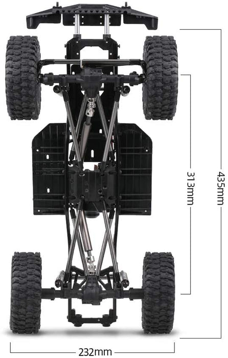 Composite 1/10 MXX10 Trail Off-Road Scale Crawler Chassis Kit 313mm Wheelbase