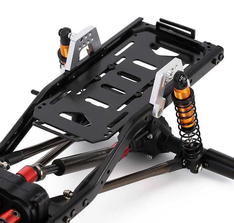 1/10 Scale Off-Road RC Crawler Chassis with 2-Speed Transmission, Tires & Wheels