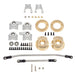 Alloy Caster, Steering Blocks Weight +146g Each w/Linkages for Wraith 2.2 & RR10
