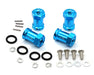 Alloy Machined Hex Wheel Adapters +15mm Offset for 1/16 E-Revo, Slash & Summit