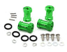 Alloy Machined Hex Wheel Adapters +15mm Offset for 1/16 E-Revo, Slash & Summit