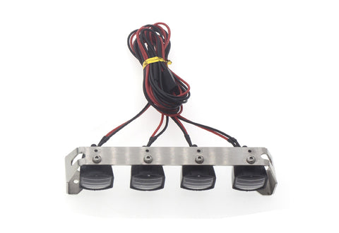 Realistic Spot Light (4) Set w/ LED for 1/10 & 1/8 Scale W=108mm