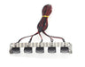 Realistic Spot Light (5) Set w/ LED for 1/10 & 1/8 Scale W=131mm