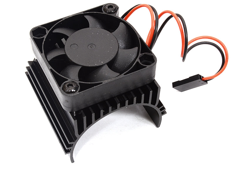 Motor Heatsink w/ Cooling Fan 40x40mm for Brushless Motor 4074/4274/1515 Size