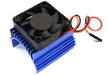 Motor Heatsink w/ Cooling Fan 40x40mm for Brushless Motor 4074/4274/1515 Size