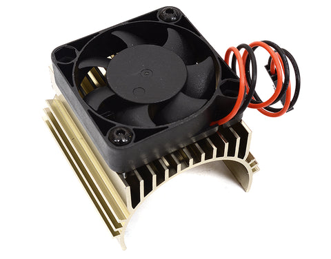 Motor Heatsink w/ Cooling Fan 40x40mm for Brushless Motor 4074/4274/1515 Size