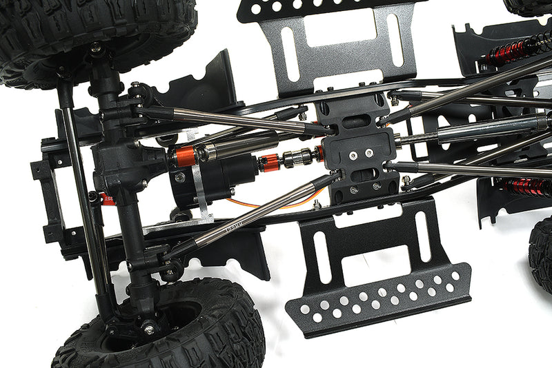 Realistic 1/10 Scale Off-Road Crawler Chassis in Black, 313mm Wheelbase | Trail Racer 4WD Scale ARTR - Product image 8
