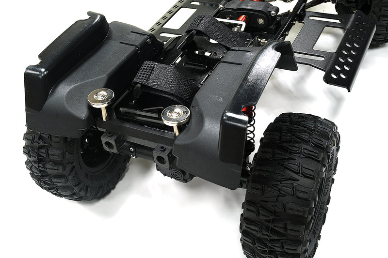 Realistic 1/10 Scale Orange Off-Road Crawler Truck with 313mm Wheelbase | Trail Racer 4WD Scale ARTR