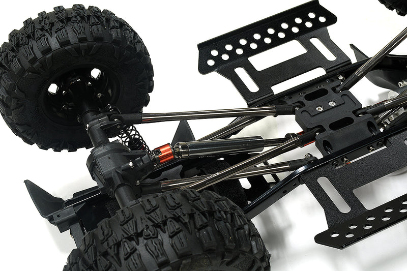Realistic 1/10 Scale Orange Off-Road Crawler Truck with 313mm Wheelbase | Trail Racer 4WD Scale ARTR