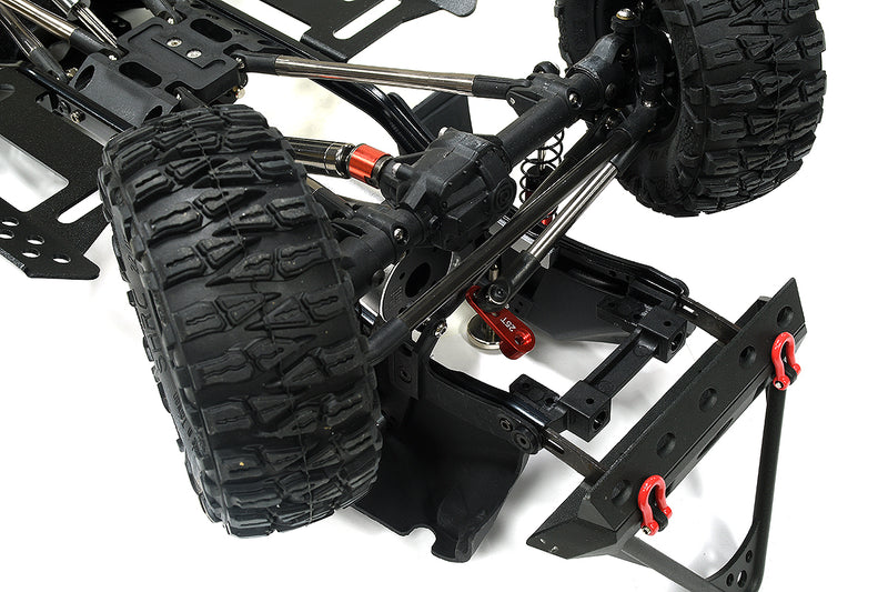 Realistic 1/10 Scale Orange Off-Road Crawler Truck with 313mm Wheelbase | Trail Racer 4WD Scale ARTR
