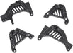 Black Alloy Shock Tower Set for Axial SCX6 RC Crawler - Front & Rear