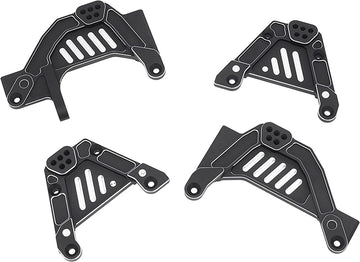 Black Alloy Shock Tower Set for Axial SCX6 RC Crawler - Front & Rear