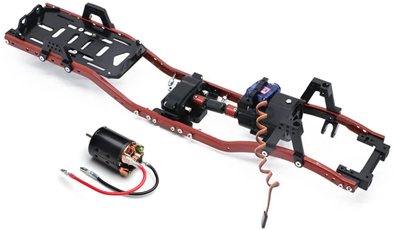 Alloy 1/10 MCY10 Trail Off-Road Scale Crawler Chassis Frame w/2-Speed, 45T Motor