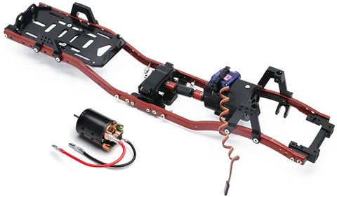 Alloy 1/10 MCY10 Trail Off-Road Scale Crawler Chassis Frame w/2-Speed, 45T Motor