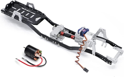 Alloy 1/10 MCY10 Trail Off-Road Scale Crawler Chassis Frame w/2-Speed, 45T Motor