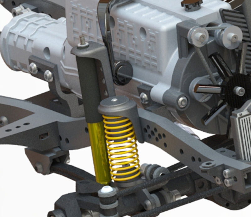 LC80 Type 1/10 Scale RUN80 Off-Road Crawler Chassis Kit by RCRUN