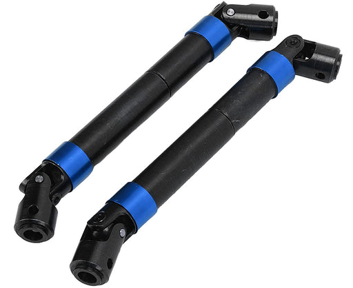 Blue Alloy Machined Center Drive Shafts for Axial SCX6 RC Crawler