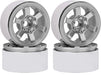 Billet Machined Alloy 6 Spoke 1.9 Wheels (4) for Scale Crawler W=29mm