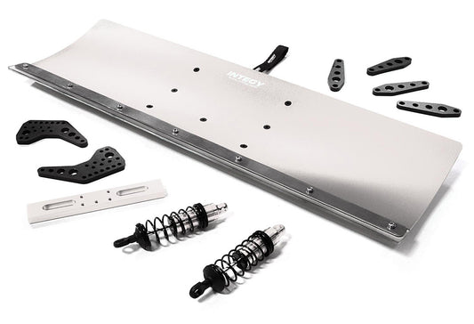 Silver Alloy Machined Snowplow Kit for Arrma 1/10 Vorteks 4X4 3S BLX (400mm)