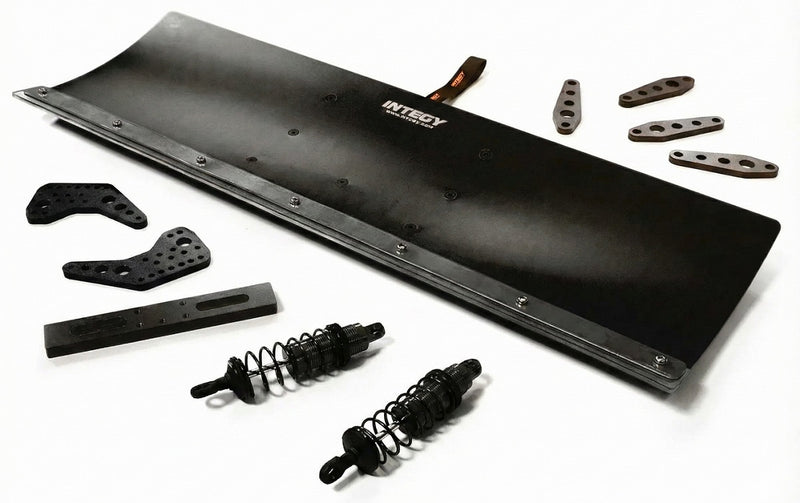 Alloy Machined 400mm Snowplow Kit for Losi 1/10 Lasernut U4 4WD Brushless RTR